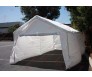 20'x10' Complete set Garage Carport w/Side Wall & Frames Car Shelter Canopy Tent